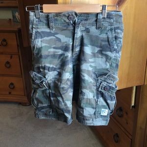 Boys camo cargo shorts